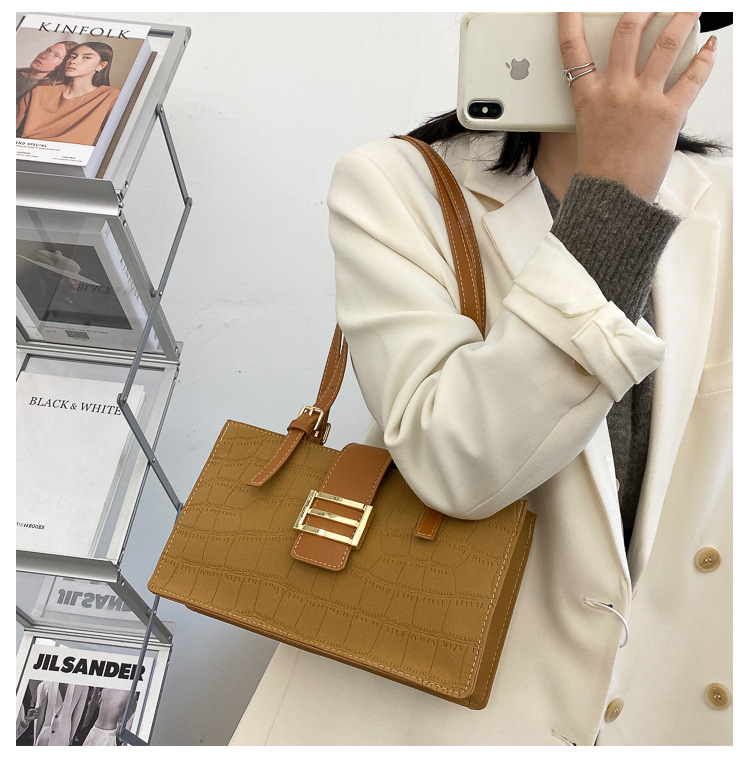 Koreanische Frauentasche Mode Handtasche Achsel Lässig Kleine Quadratische Tasche display picture 18