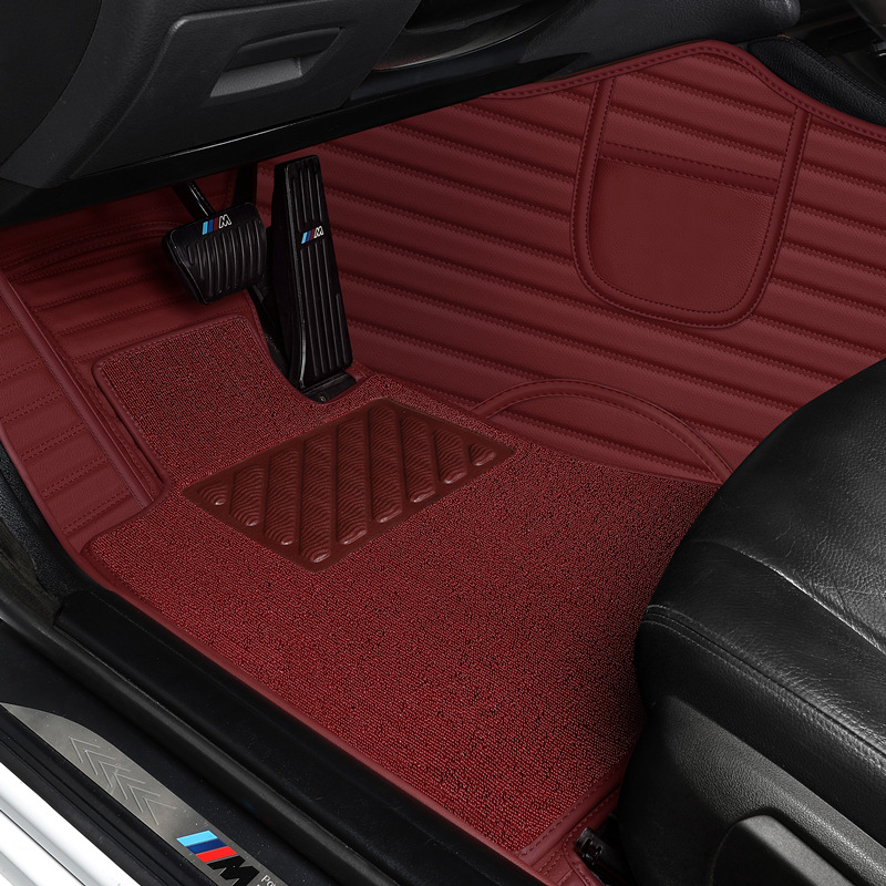 适用于现代IX35名图途胜索纳塔八九9伊兰特瑞纳IX25真皮汽车脚垫