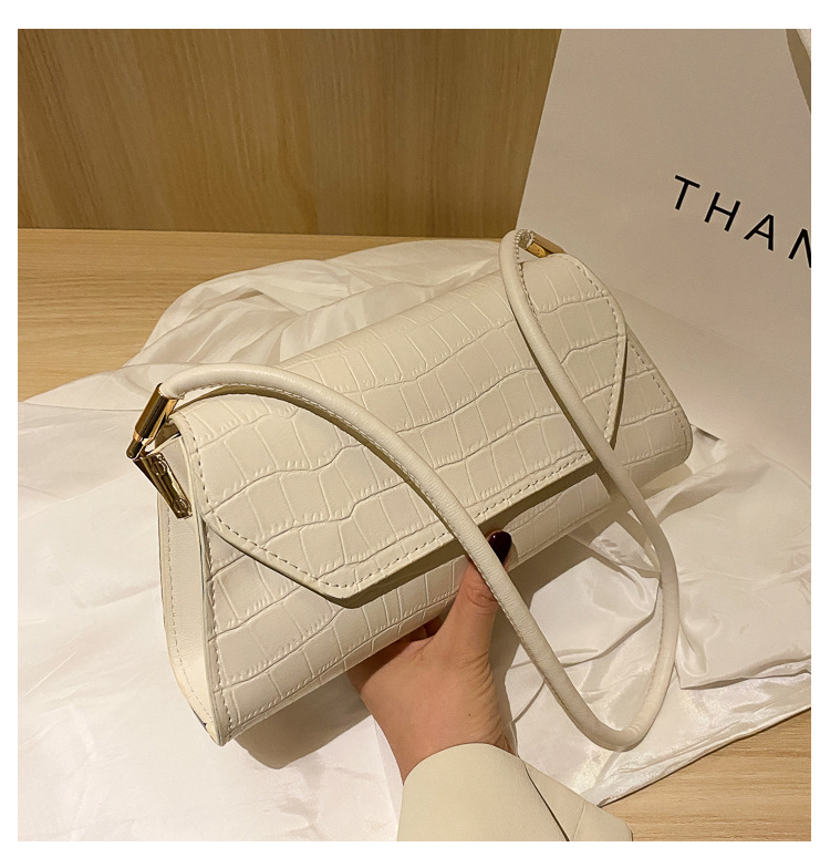 255g Weight Synthetic Leather Lining Material Magnetic Buckle Closure Type Single Shoulder Strap Strap Type Shoulder Bag Bags Type Business, Daily, Shopping Occasion Pu Leather Material Solid Color Pattern All Seasons Season Women's Gender Streetwear Style Square Shape Medium Size Women's Medium Pu Leather Solid Color Streetwear Square Magnetic Buckle Shoulder Bag 1