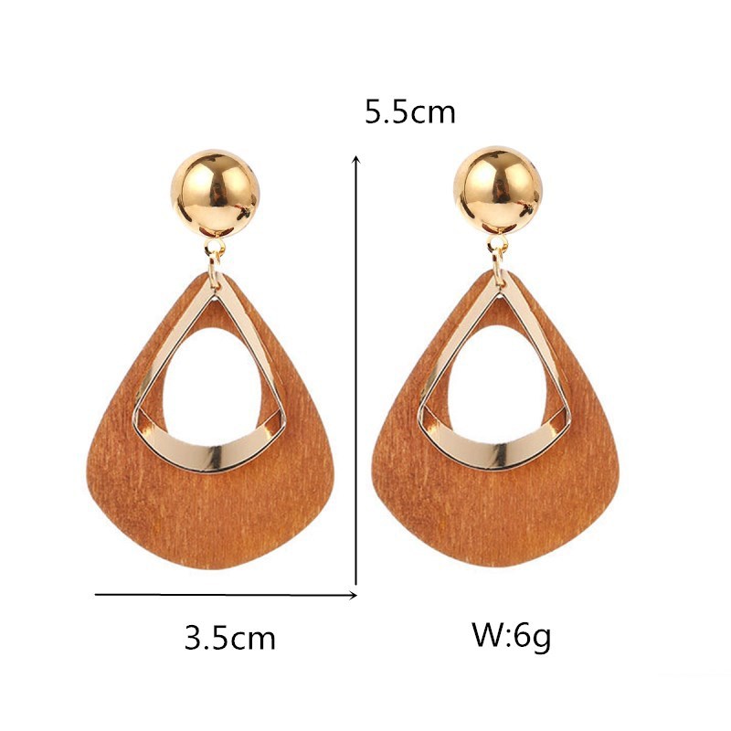 1 Pair Lady Geometric Metal Women's Drop Earrings display picture 5