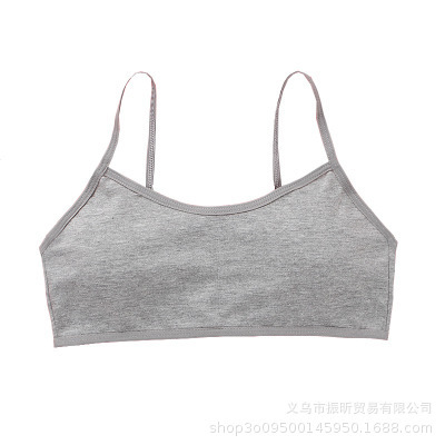 girl Bras camisole pure cotton Developmental stage pupil Fine with vest Illustration children vest 0.032