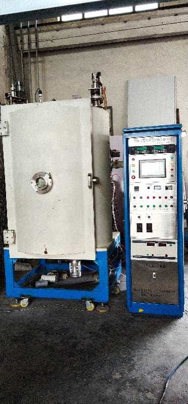 二手磁控镀轮毂钢圈镀膜机一次镀4个可镀中网塑料把手汽车装饰件