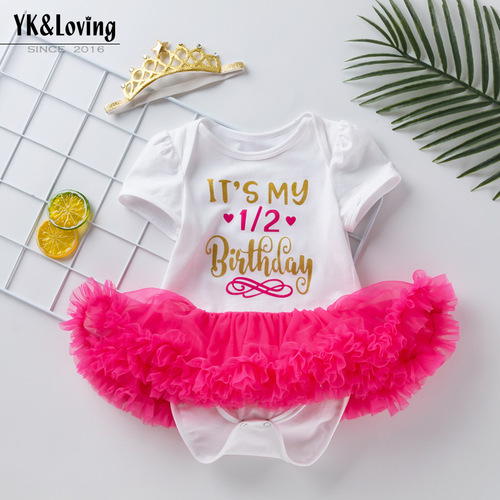 Baby birthday party dresses girl Dress