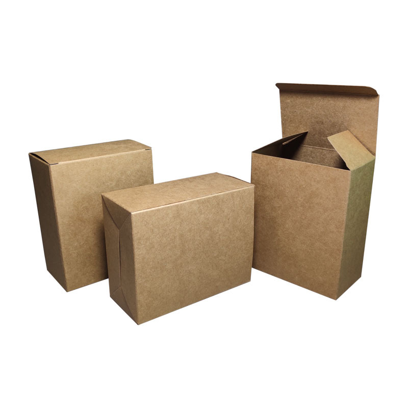 扣底盒现货 双面牛皮纸材质 快速发货  茶叶盒 咖啡盒礼盒环保
