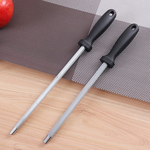 Manufacturer's supply carbon steel sharpening rod household knife sharpener kitchen manual sharpening gadget convenient knife sharpening strip