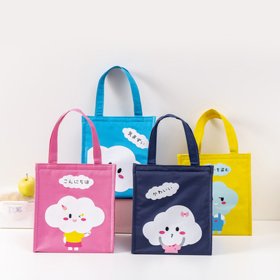 new pattern Heated Insulation package Carrying belt Bento bag capacity Lunch Bags aluminum foil thickening keep warm