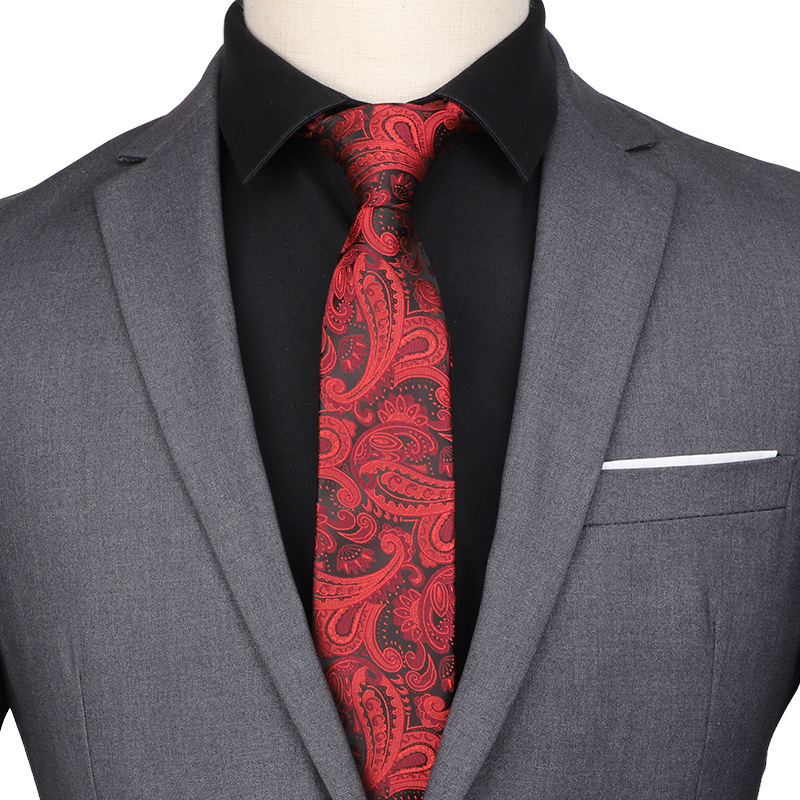6 cm men tie tie manufacturers wholesale business professional attire polyester silk wedding group