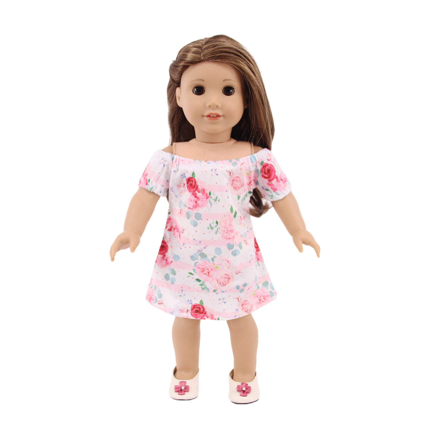 Nuevo 18 pulgadas American Girl Doll accesorios ropa traje 43cm xiafu muñeca vestir juguete fábrica pelo recto