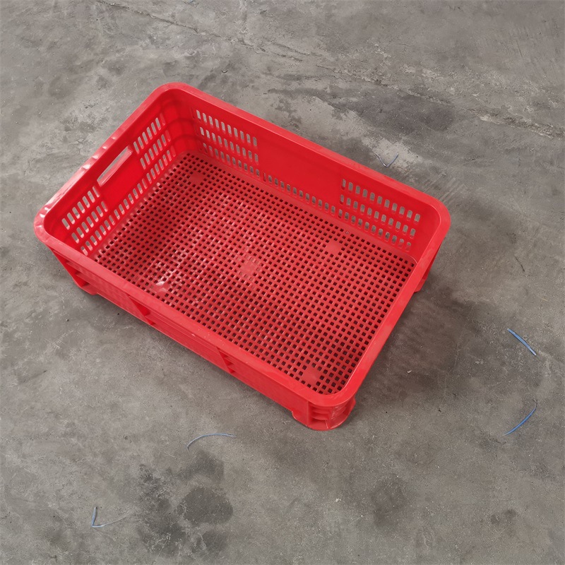 东莞深圳广州直发长方形塑胶周转筐 菜箩水果筐铁耳箩 胶箩可定制