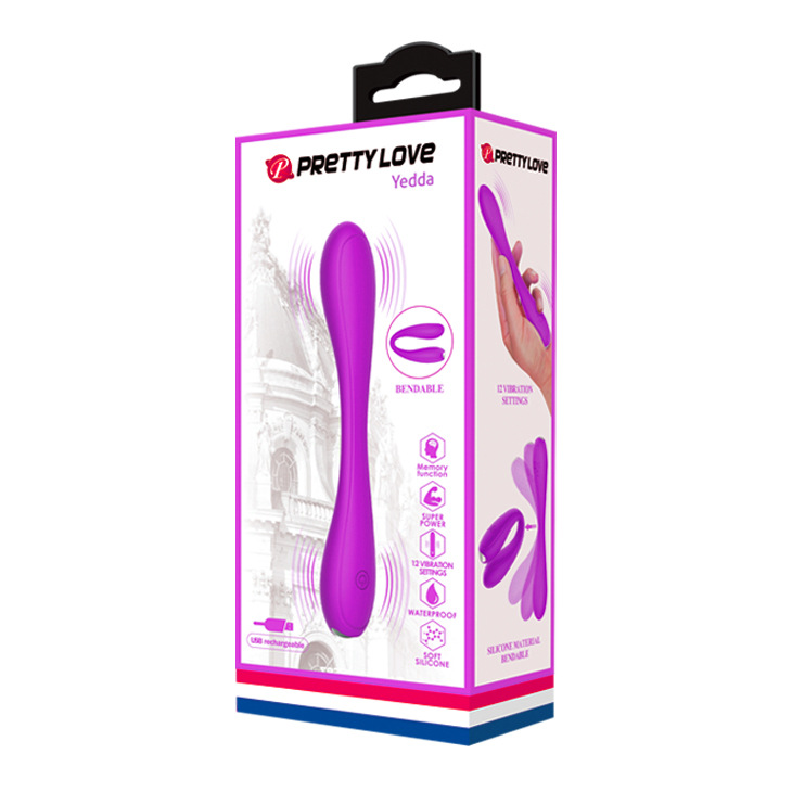 Dual Head Silicone Vibrator Waterproof Rechargeable Adult Toy_voghion.com