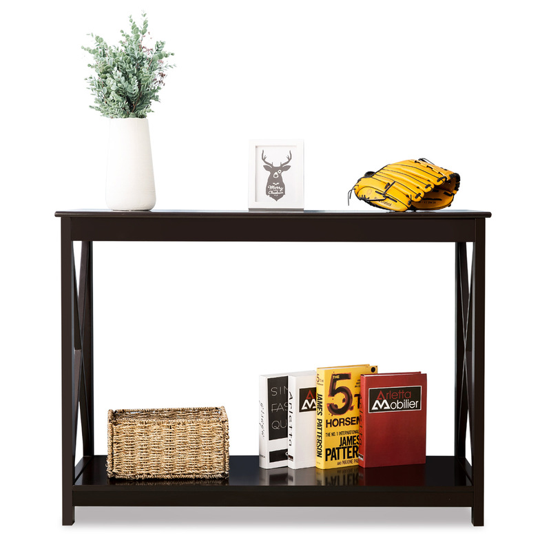 British side table hallway table wooden table table simple furniture Amazon eBay overseas warehouse distribution one-piece delivery