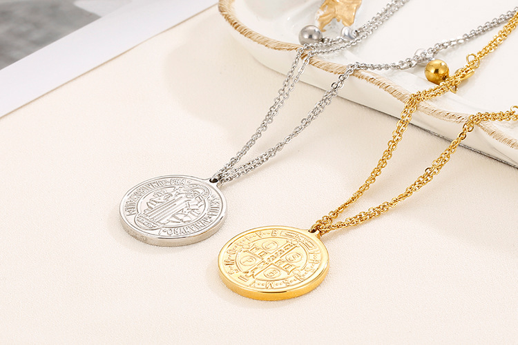 Jesus tag bracelet necklace stainless steel accessories wholesale