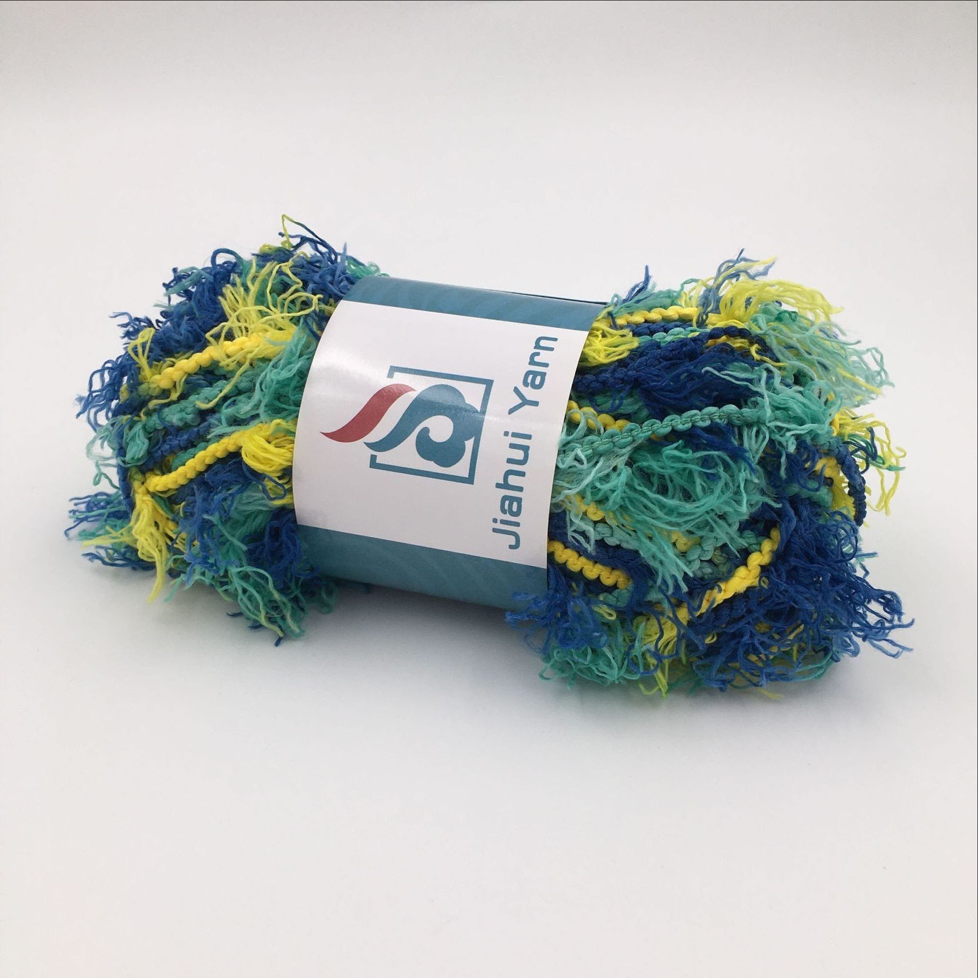 厂家定制 蝴蝶纱 流苏纱 朵朵纱 100%涤纶 手套围巾帽子 花式纱