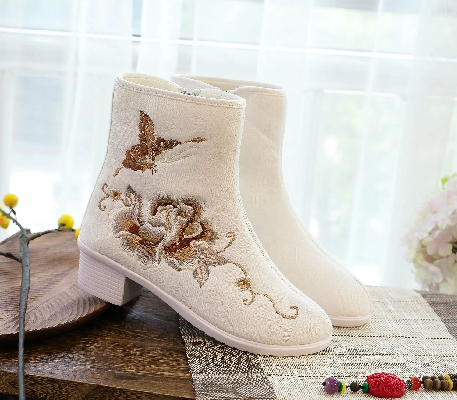 Ethnic boots, Hanfu, 2021 collection, autumn, Chinese style, ethnic style