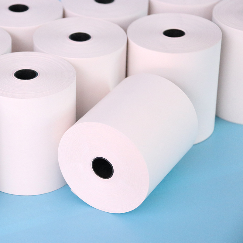Manufacturer supply 80x70 thermal receipt paper 55g ultra-thin paper supermarket receipt paper hotel restaurant receipt paper 8070