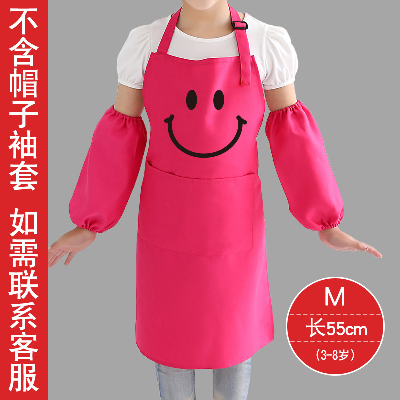 Estilo coreano de moda para niños uniforme de nylon delantal cocina limpieza del hogar publicidad delantal Halter logotipo personalizado