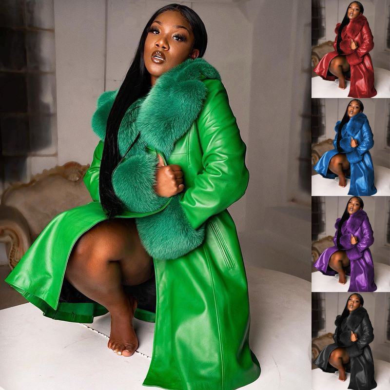 Veste en cuir femme en PU - Ref 3447650 Image 21