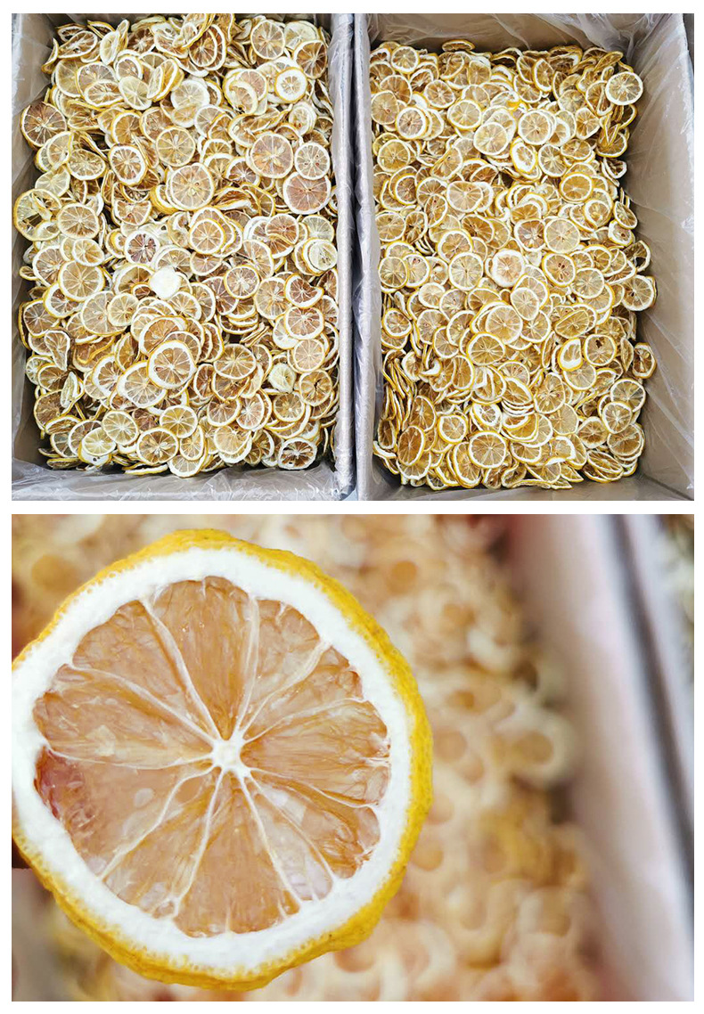 Dried Lemon Slices Ningmeng Pian Freeze Dried Herbal Tea 500g from Sichuan quality and texture