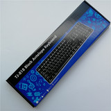 USB -интерфейс кабельная кабельная клавиатура Домохозяйственная офисная игра Водонепроницаемое рабочие столы -в одном компьютере универсальное специальное предложение