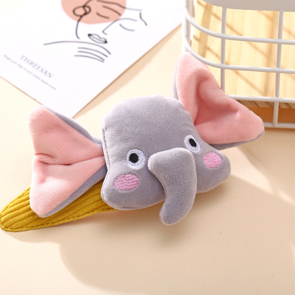 Cute Dinosaur Hairpin Girl Side Clip Korean Bangs Clip Headdress Cartoon Clip Carrot Hairpin Wholesale Nihaojewelry display picture 7