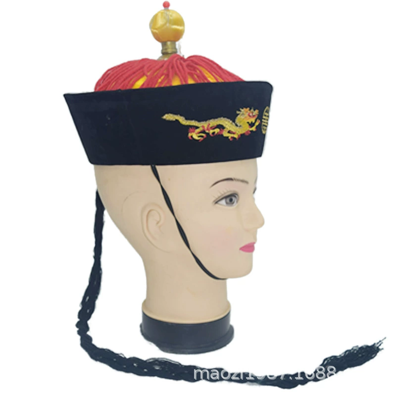 Шляпа эпохи Цин, шапка евнуха, придворная шапка, шапка Геге, шапка Цяньлун, шапка отца министра