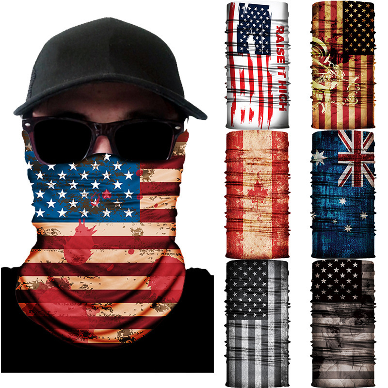 Magic scarf outdoors cycling goods in stock supply multi-function Windbreak Sunscreen Headgear customized face shield Collar