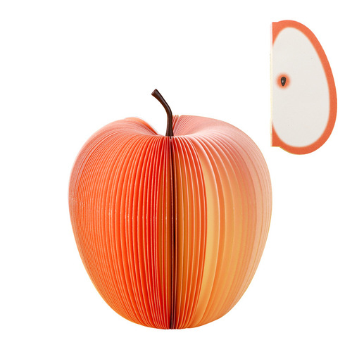 Fruit note creative shape note pad paper apple note paper portable convenient N times note note wholesale gift