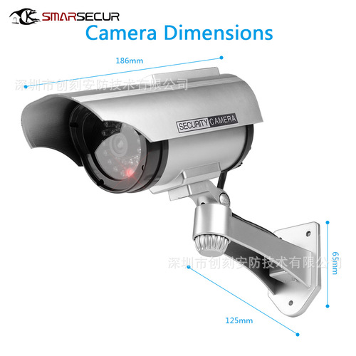 Manufacturer fake surveillance camera solar simulation surveillance direct sales virtual camera high imitation camera wholesale