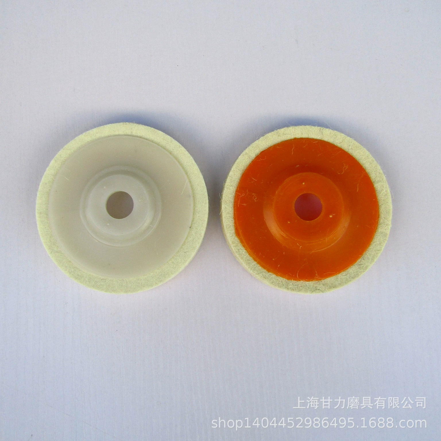 Plastic white polishing cloth, 16mm, 4 inch, mirror effect