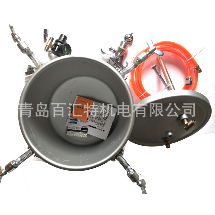 水包水10L压力桶带管子仿大理石真石漆多彩喷漆枪
