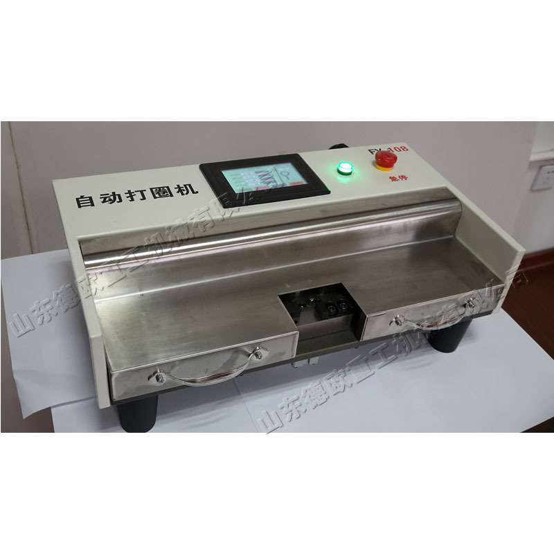 金属线材弯圆弧机 108型电线铁丝缠圈机 五金行业线圈自动打圈机