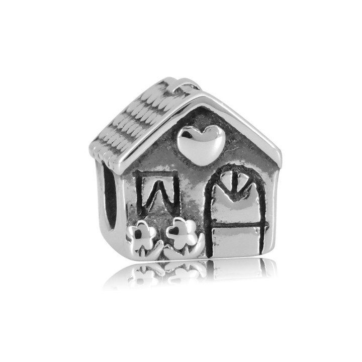 A Pack Of 3 Simple Style Animal Angel House Stainless Steel Polishing Beads Jewelry Accessories display picture 9