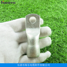 Hanrro牌单孔防水铜鼻子扩口铜管端子T2紫铜环保电镀
