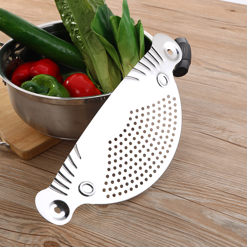 不锈钢沥水器厨房滤水板沥水筛家用沥水板果蔬沥水架滤汤器滤水器