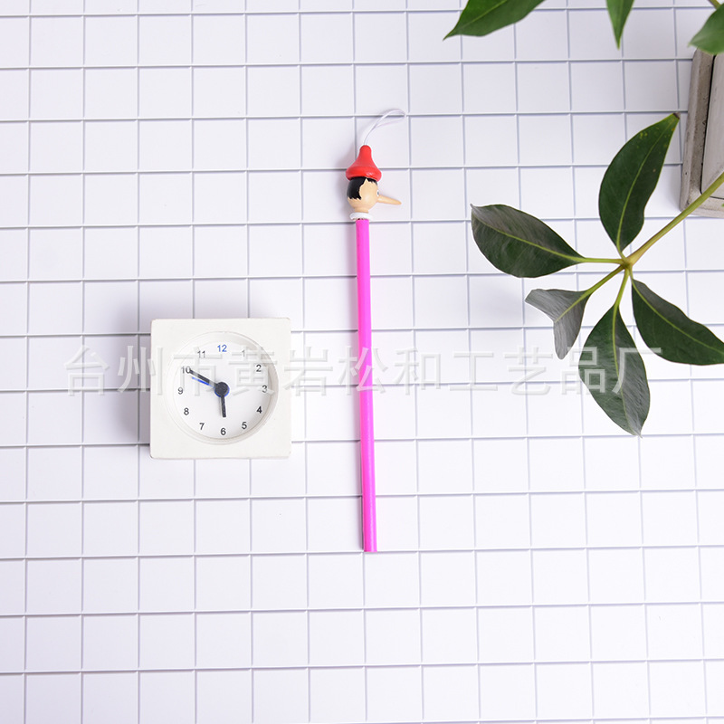 智贝主图_单头长尖鼻子铅笔小丑铅笔小学生礼品 卡通木质创_6