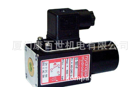 德国HYDROPA压力继电器DS117/B/V3/KKK PV=20-350BAR油压开关