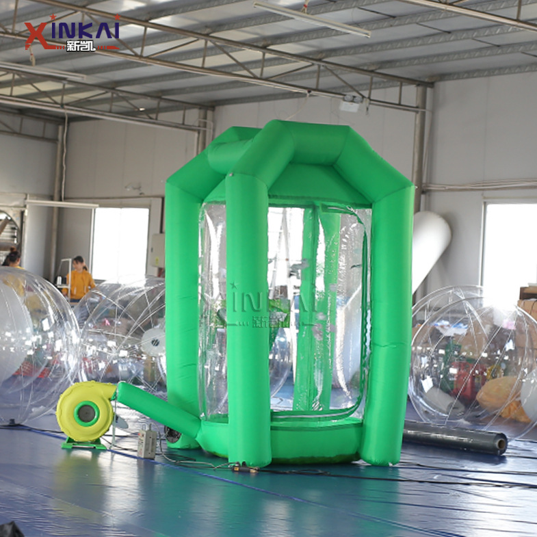 外贸爆款 商场推广道具钱币机 广告促销抓钱神器 定制充气抓钱机