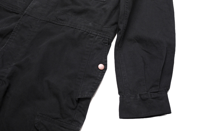 Multi-pocket Cargo Romper Men's Romper Loose Work Suit_voghion.com