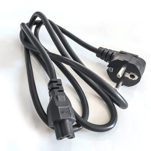 European standard plum tail power cord 1.5 m European standard plug notebook power cord