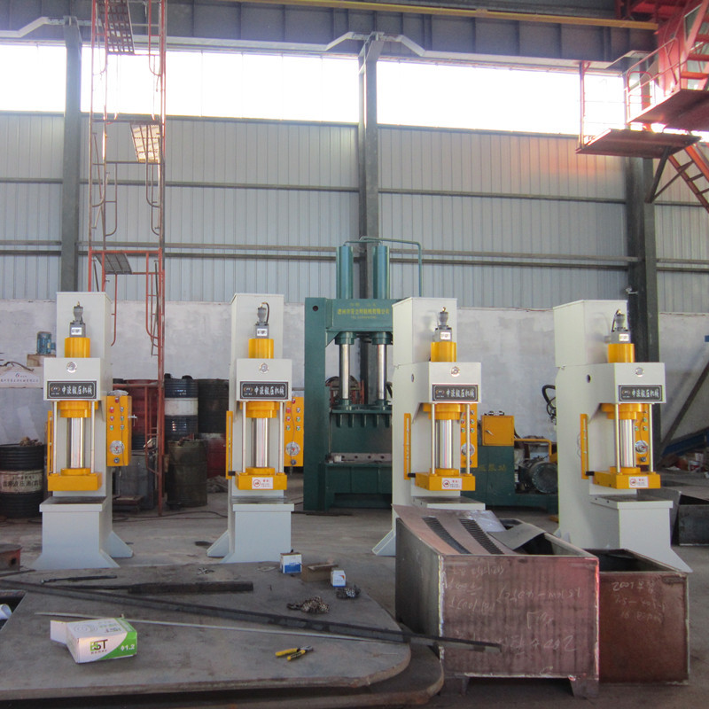 供应单臂液压机 轴类零件型材校正单柱压力机