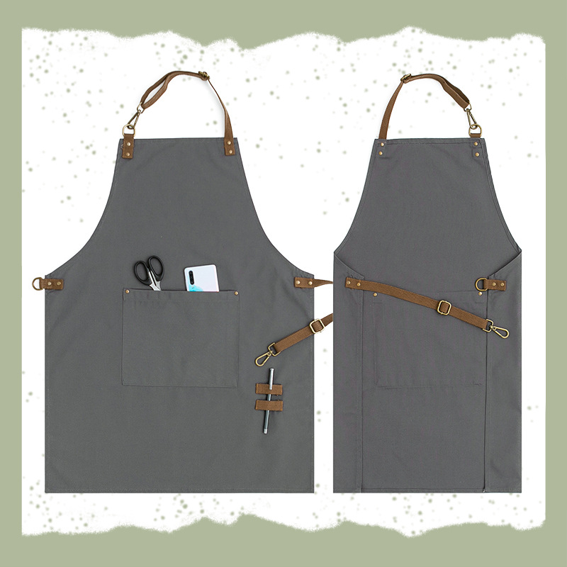 Cocina anti-fouling delantal casa de moda de las mujeres lindo estilo japonés coreano falda adultos overoles logotipo impreso de los hombres