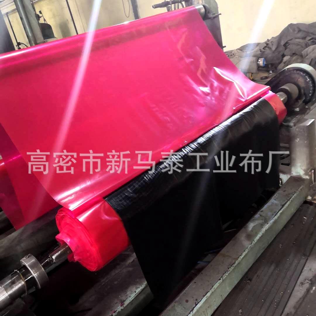 厂家供应压延帘子布蓝色擦胶布专业批发红色擦胶帘子布黑色压延布