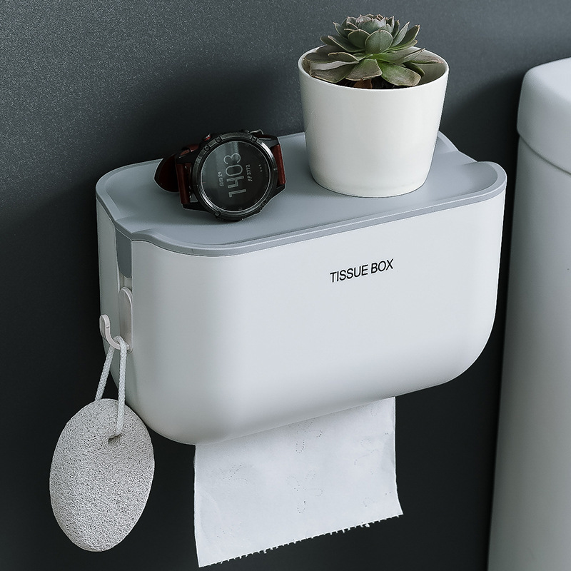 Bathroom tissue storage box modern minim...