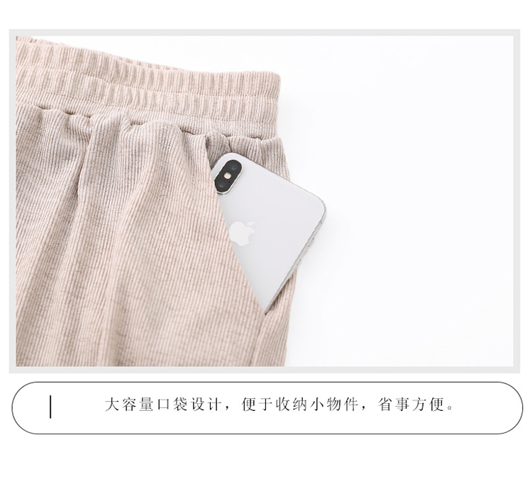 Pantalon léger femme en coton - Ref 3430172 Image 52