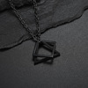 Brand square necklace hip-hop style, pendant suitable for men and women for beloved, 2023, internet celebrity