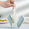 Automatic opening and closing rice spoon anti -dust set home large rice spoon set can stand on the rice spoon to storage rack spoon