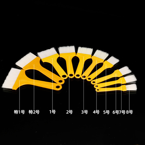 Manufacturer wholesale plastic board brush, thin handle brush, barbecue brush, hair transplant brush, plastic handle wire brush for dust removal and cleaning