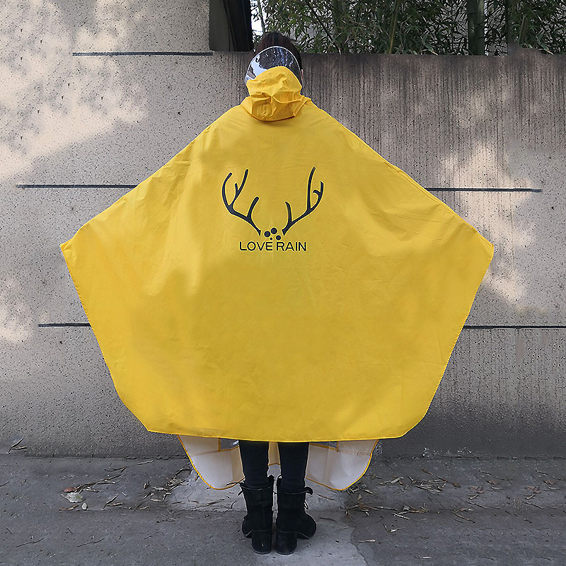 Electric Car Motorcycle Raincoat Adult Riding Outdoor Raincoat Women Men's Poncho Self-propelled Battery Car Fashion Raincoat