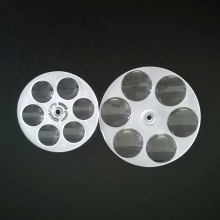 深圳盈鹏 雪花灯组合投影镜片 定制玻璃胶片LOGO图案聚光透镜正品