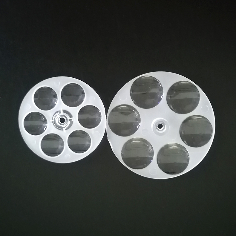 深圳盈鹏 雪花灯组合投影镜片 定制玻璃胶片LOGO图案聚光透镜正品